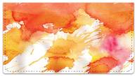 Watercolor Checkbook Cover