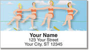 Waterskiing Address Labels