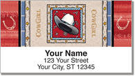 Western Hats Address Labels