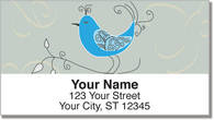 Whimsical Bird Address Labels