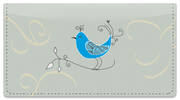 Whimsical Bird Checkbook Cover