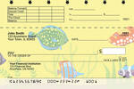 Whimsical Fish Top Stub Checks