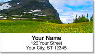 Wildflower Address Labels