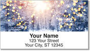 Winter Snow Address Labels