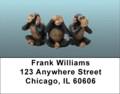 Wise Monkeys Address Labels