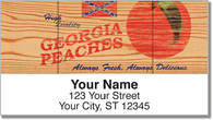 Wooden Crate Advertising Address Labels