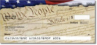 These patriotic checks pay tribute to the U.S. Constitution, Pledge of Alleigance and other documents of freedom!