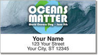 World Oceans Day Address Labels