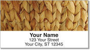 Woven Basket Address Labels