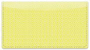 Yellow Box Scroll Checkbook Cover