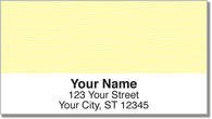 Yellow Safety Address Labels