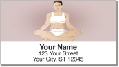 Yoga Pose Address Labels