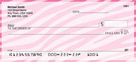 Zebra Pattern Personal Checks