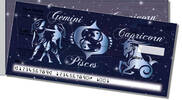 Zodiac Symbol Side Tear Checks