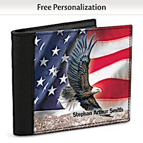 God Bless America Men's Wallet with RFID