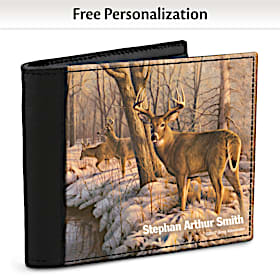 Winter Calm Men's Wallet with RFID