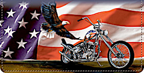 Ride Hard, Live Free Checkbook Cover