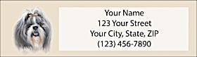 Shih Tzu Return Address Label