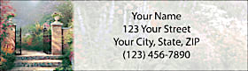 Thomas Kinkade's Heaven on Earth Return Address Label