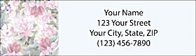 Lena Liu's Floral Borders Return Address Label