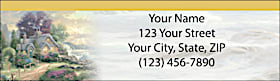 Kinkade's Seasons of Reflection Return Address Label