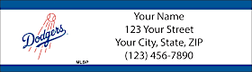 Los Angeles Dodgers(TM) MLB(R) Return Address Label