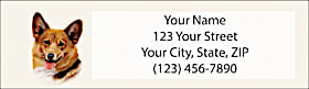 Corgi Return Address Label