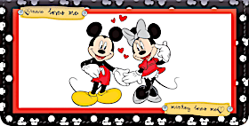 Disney's Mickey Loves Minnie Checkbook Cover