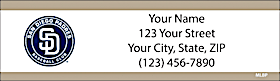 San Diego Padres(TM) MLB(R) Return Address Label
