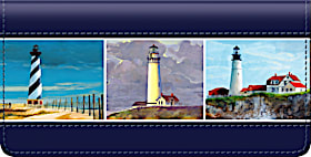 America's Favorite Lighthouses Checkbook Cover