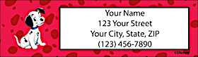 Disney's 101 Dalmatians Return Address Label