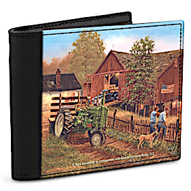 Farm and Tractors Men's Wallet with RFID