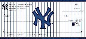 New York Yankees(TM) MLB(R) Logo Personal Checks