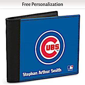 Chicago Cubs(TM) MLB(R) Logo Men's RFID Wallet