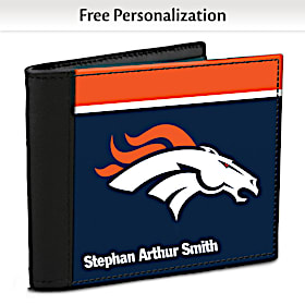 Denver Broncos NFL Logo Men's RFID Wallet