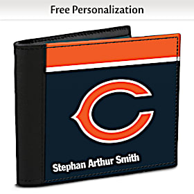 Chicago Bears NFL Logo Men's RFID Wallet