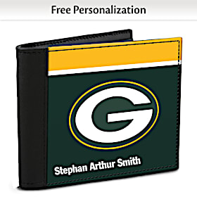 Green Bay Packers NFL Logo Men's RFID Wallet