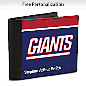 New York Giants NFL Logo Men's RFID Wallet