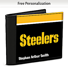 Pittsburgh Steelers NFL Logo Men's RFID Wallet