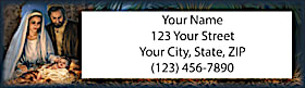 Nativity Return Address Label