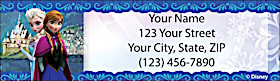 Disney's Frozen Return Address Label