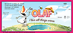 Disney's Olaf in Summer Personal Checks