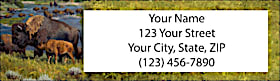 Bison Return Address Label