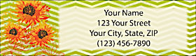 Sunflower Spunk Return Address Label
