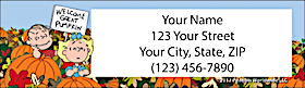 Peanuts? It's the Great Pumpkin Address Labels