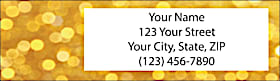 Sparkle & Shine Return Address Label