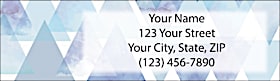 Nikki Chu's Being Blue Return Address Label