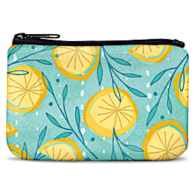 Lemon Citrus Twist Coin Purse