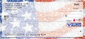 America Sparkles High Security Personal Checks