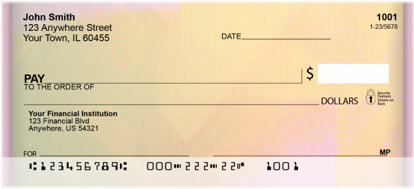 Colorful Collage Personal Checks